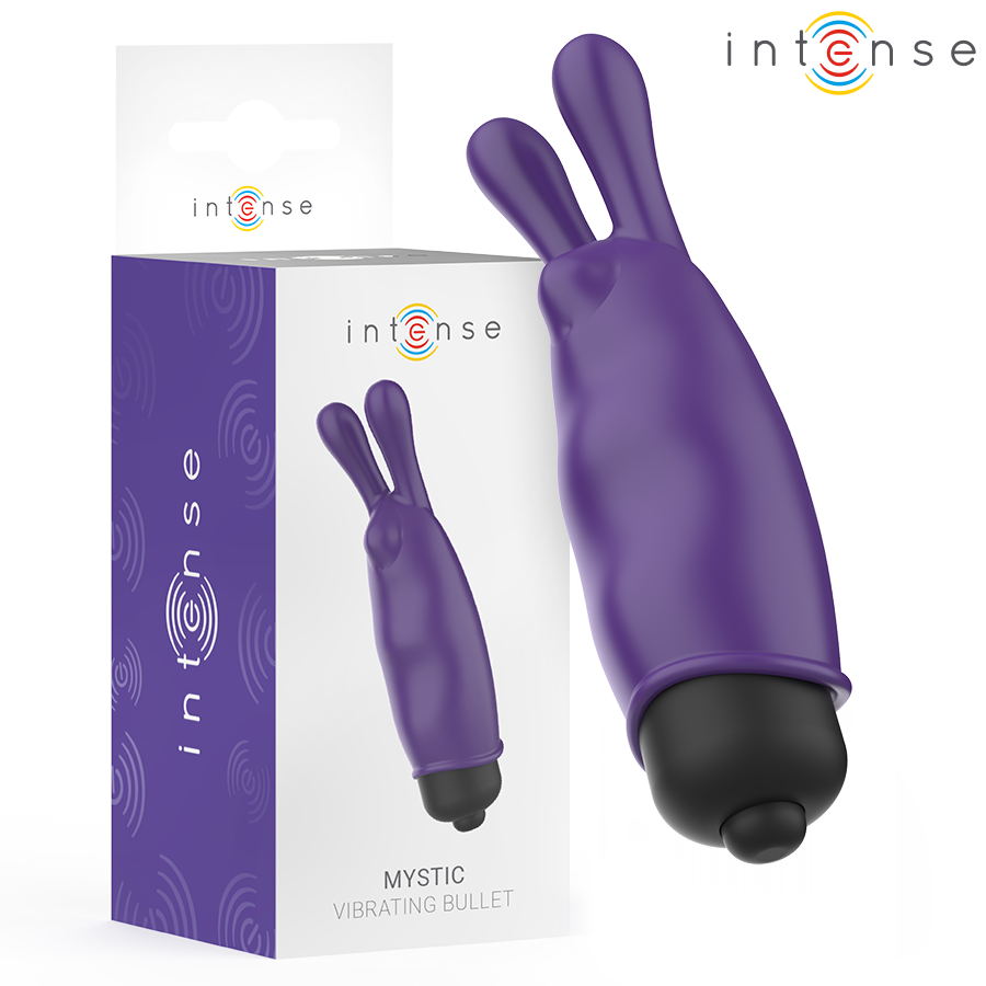 INTENSE Mystic Purple mini vibrator s dva uha