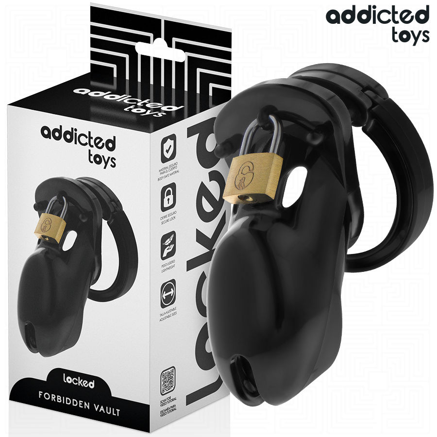 ADDICTED TOYS LOCKED Forbidden Vault kavez za penis, 10 cm