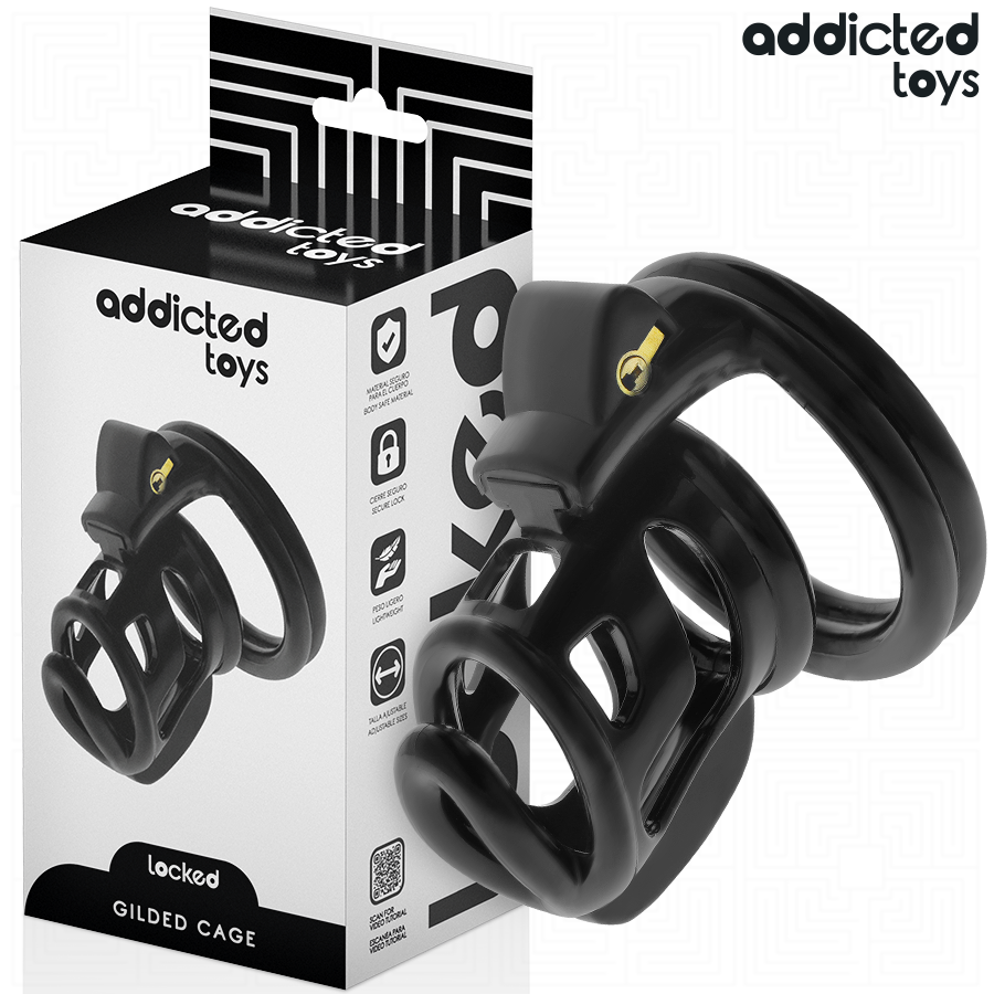 ADDICTED TOYS LOCKED Gilden Cage kavez za penis