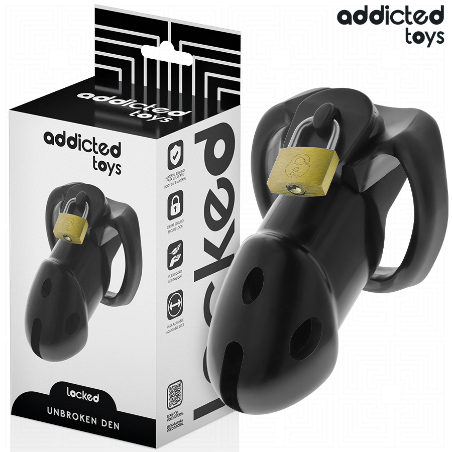 ADDICTED TOYS LOCKED Unbroken kavez za penis, 9,8 cm