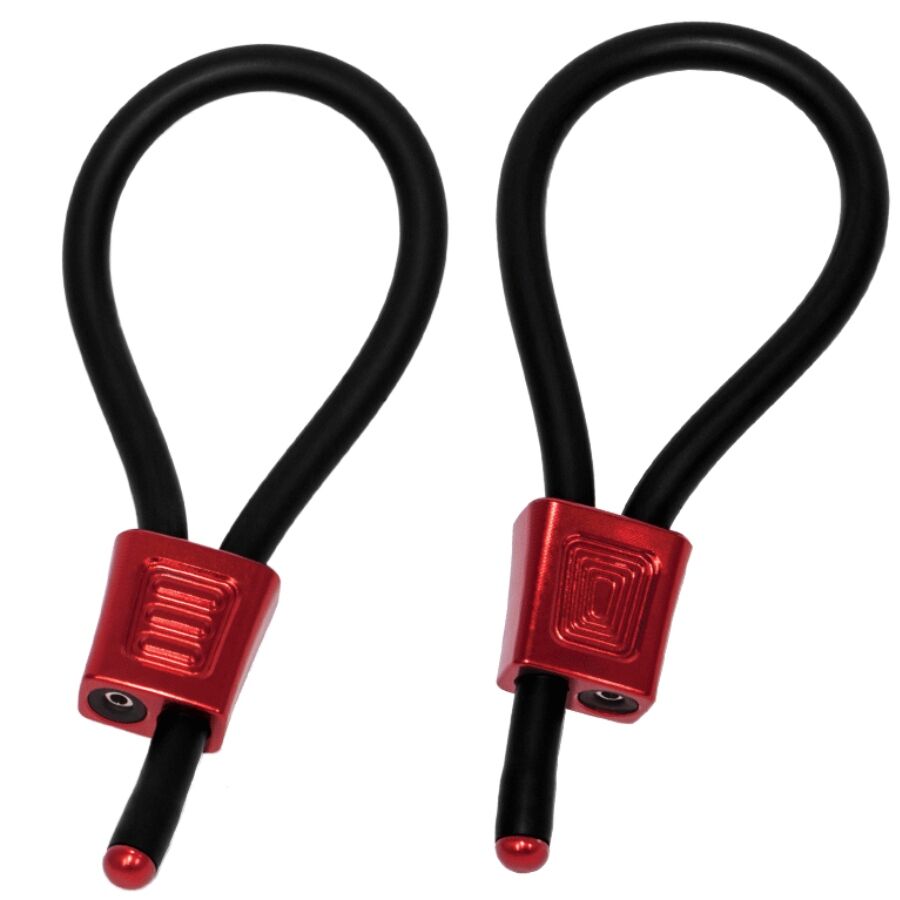 ElectraStim Prestige ElectraLoops, podesivi prsteni za elektrostimulaciju, crveni
