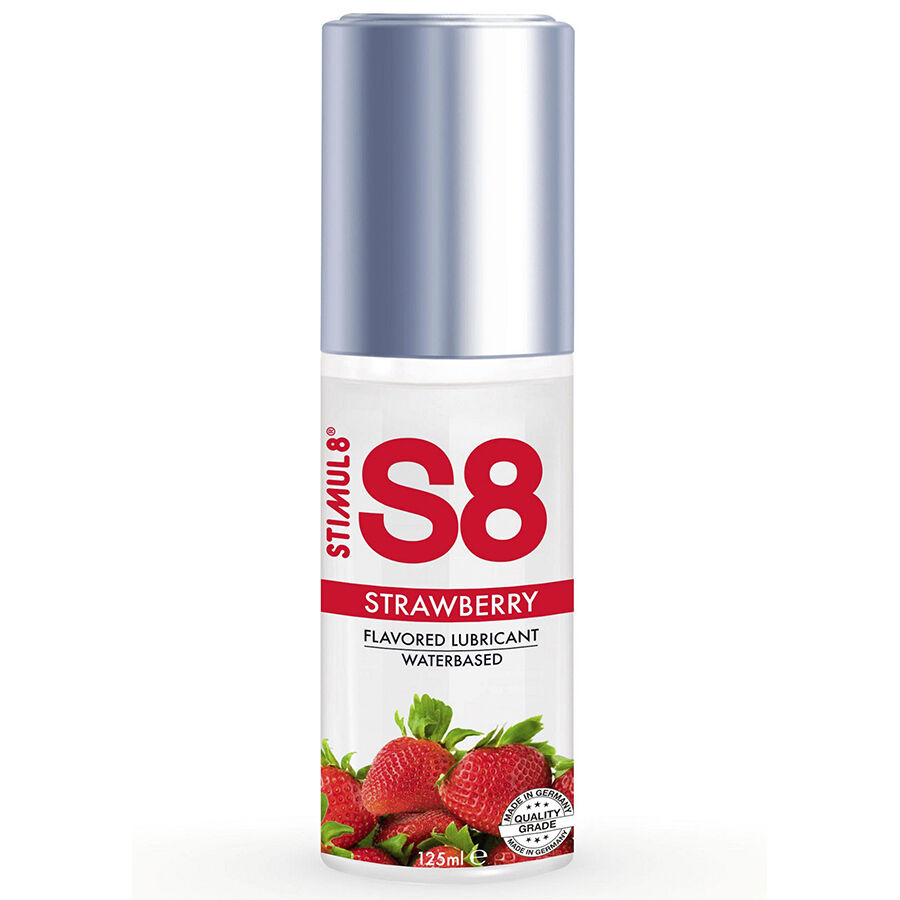 STIMUL8 S8 lubrikant s okusom jagode, 125 ml