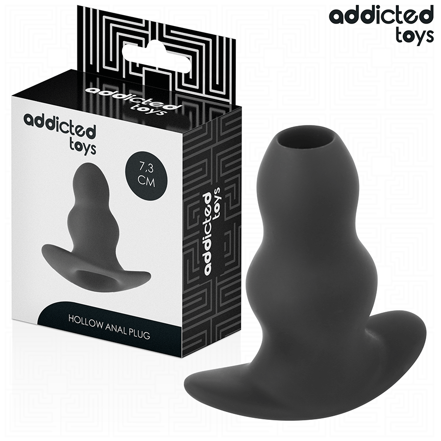 ADDICTED TOYS šuplji silikonski analni čep, veličina S