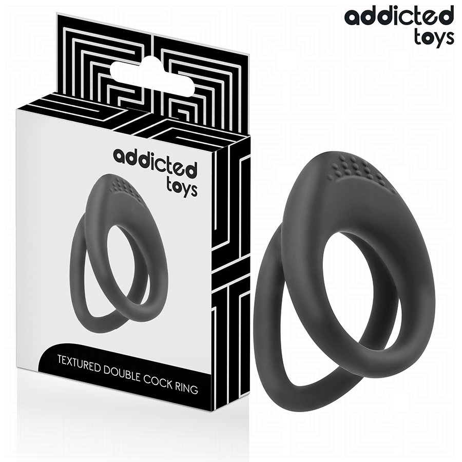 ADDICTED TOYS penisni prsten bez vibracija s dvostrukim prstenom