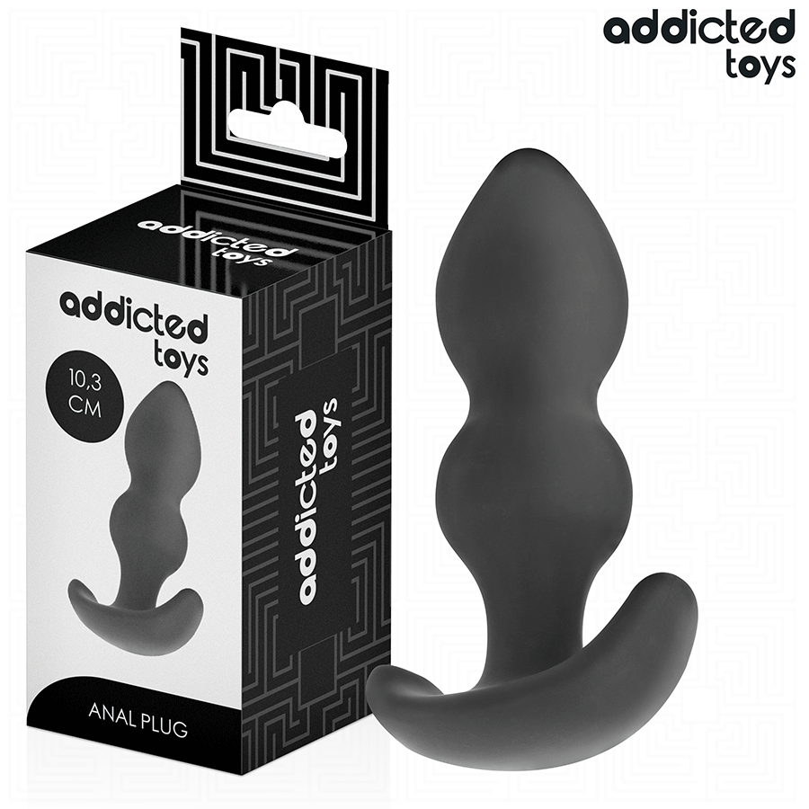 ADDICTED TOYS silikonski analni čep, veličina S, 10,3 cm