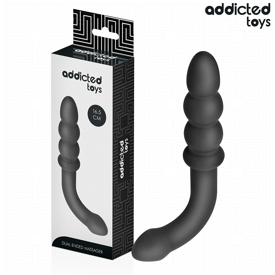 ADDICTED TOYS Analni masažer od silikona, dvostrani