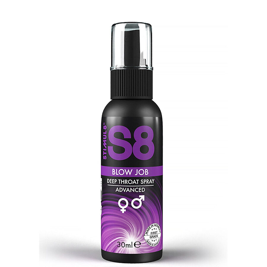 STIMUL8 S8 sprej za duboko grlo s okusom mente, 30 ml