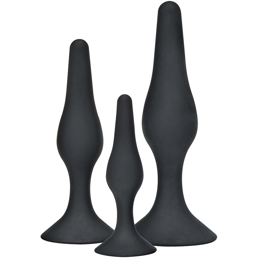 TOYJOY Curvy Companions set s 3 analnim čepovima