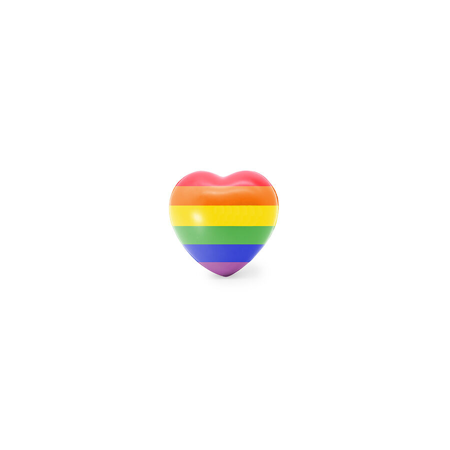 PRIDE antistresno srce s duginim dizajnom