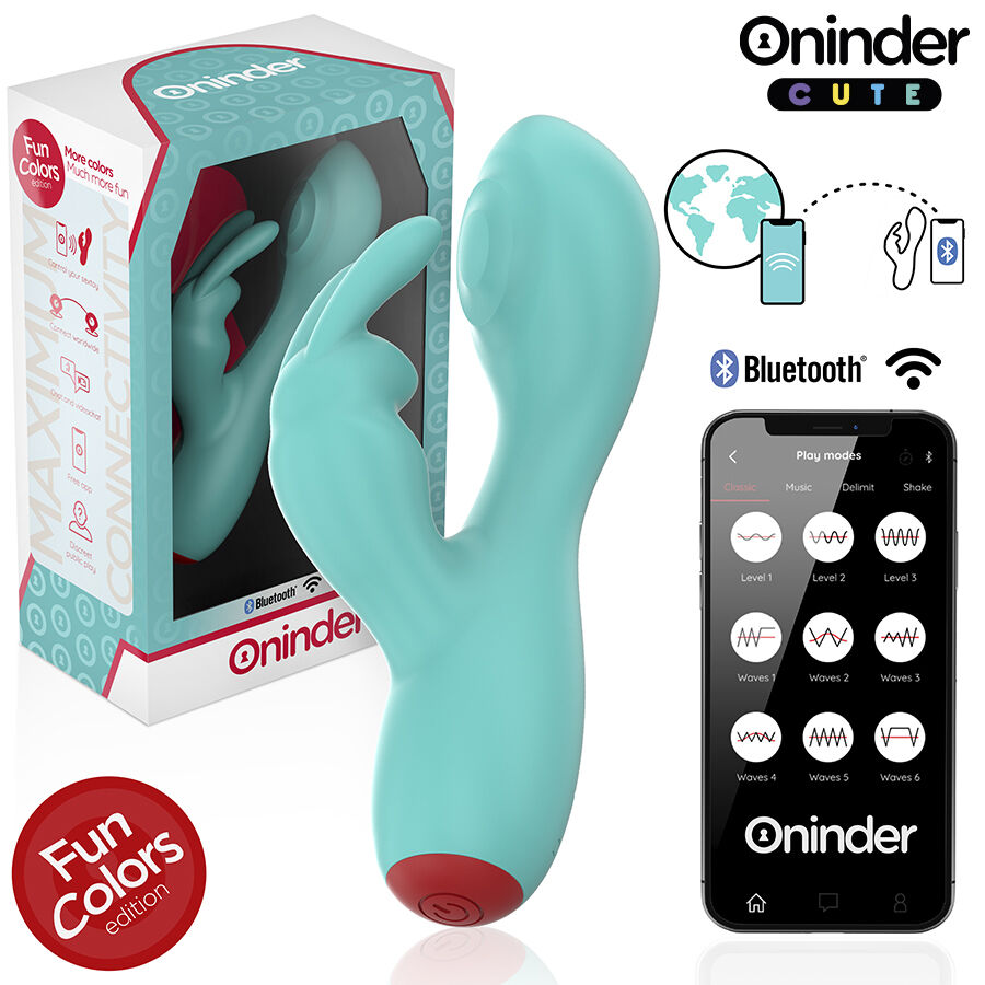 ONINDER CUTE Love Bunny vibrator s aplikacijom, za G točku i klitoris