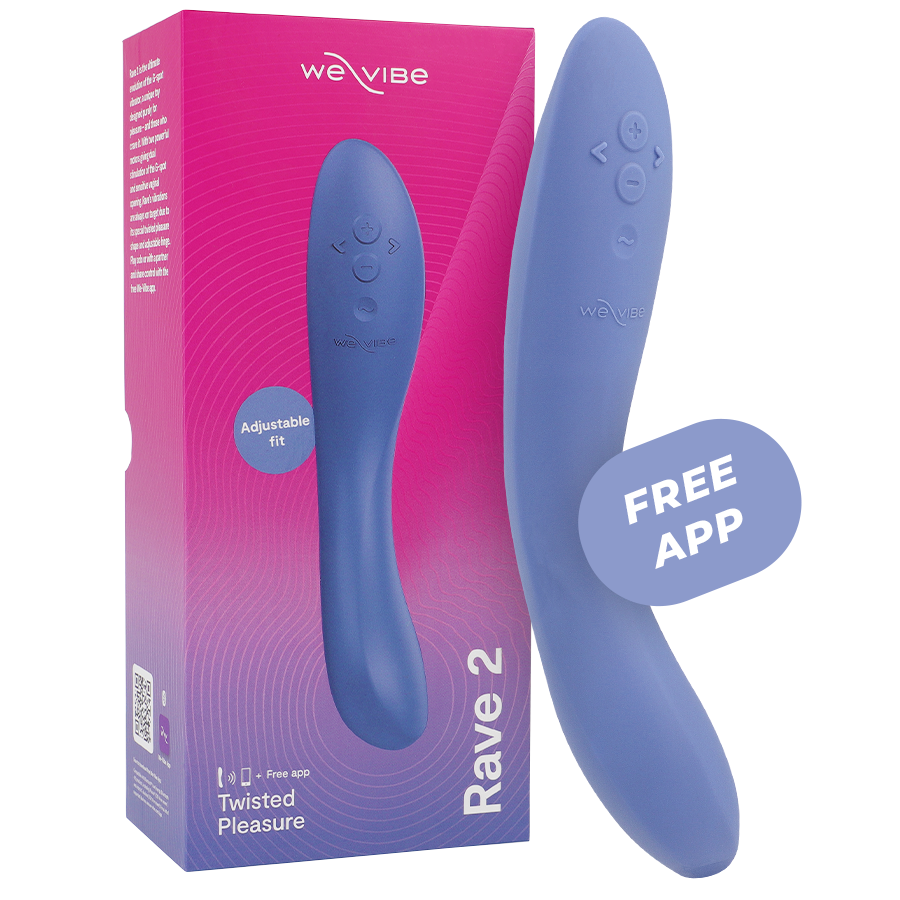 We-Vibe Rave 2 vibrator za G točku s upravljanjem putem aplikacije · Boja: PLAVA