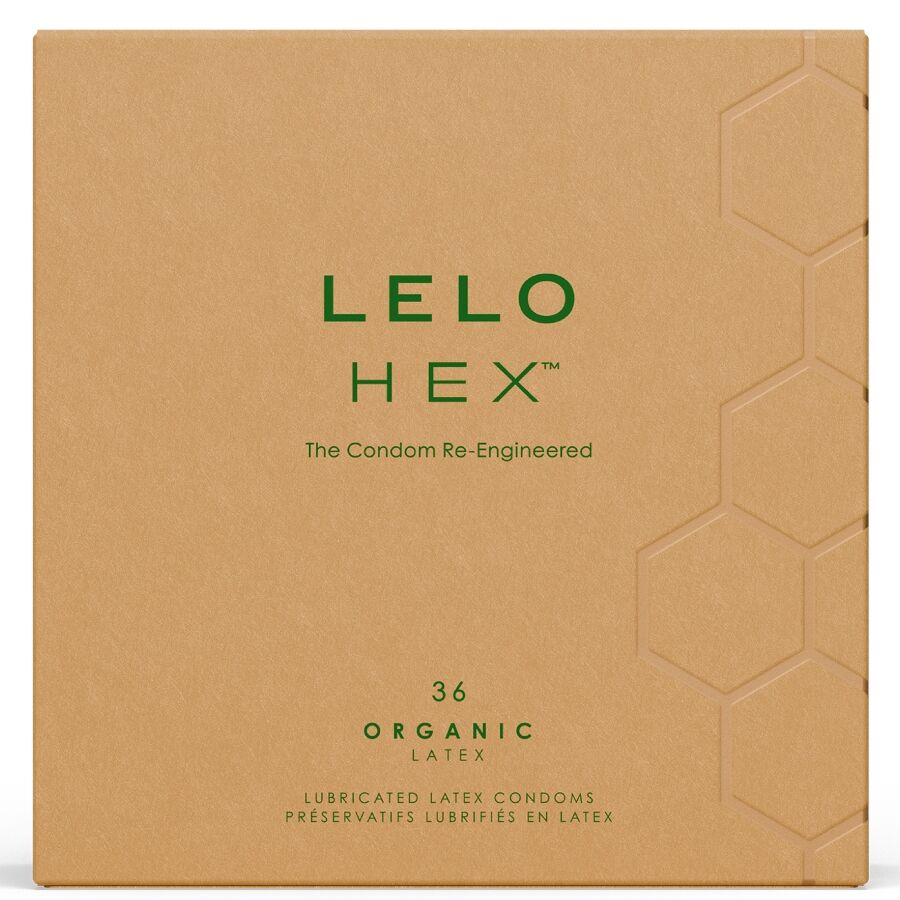 LELO HEX Organic kondomi, veliko pakiranje, 36 komada