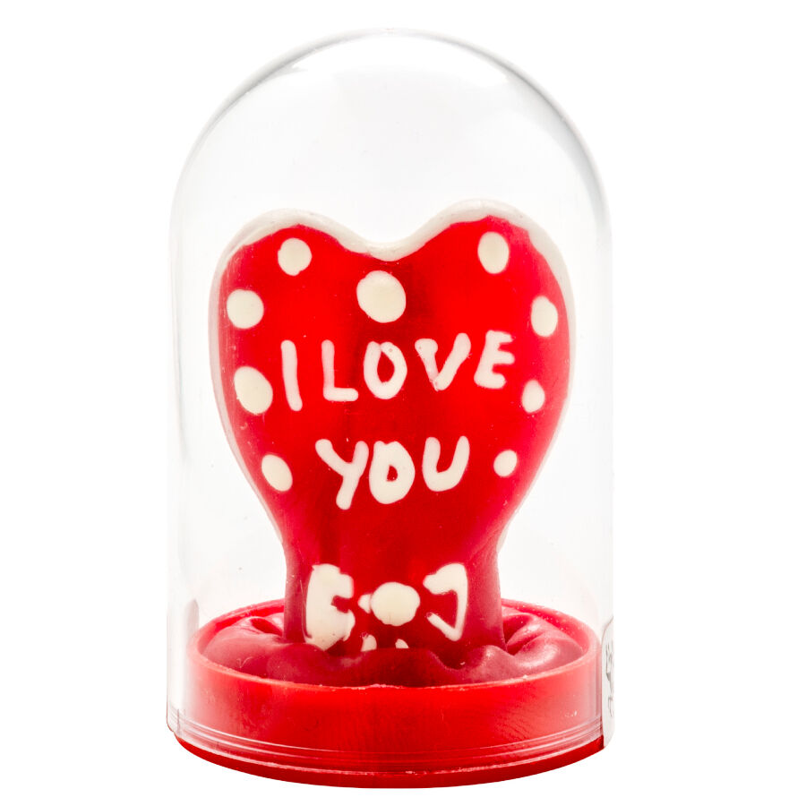 Condomerie I Love You Model 1 s motivom srca, zabavan erotski poklon