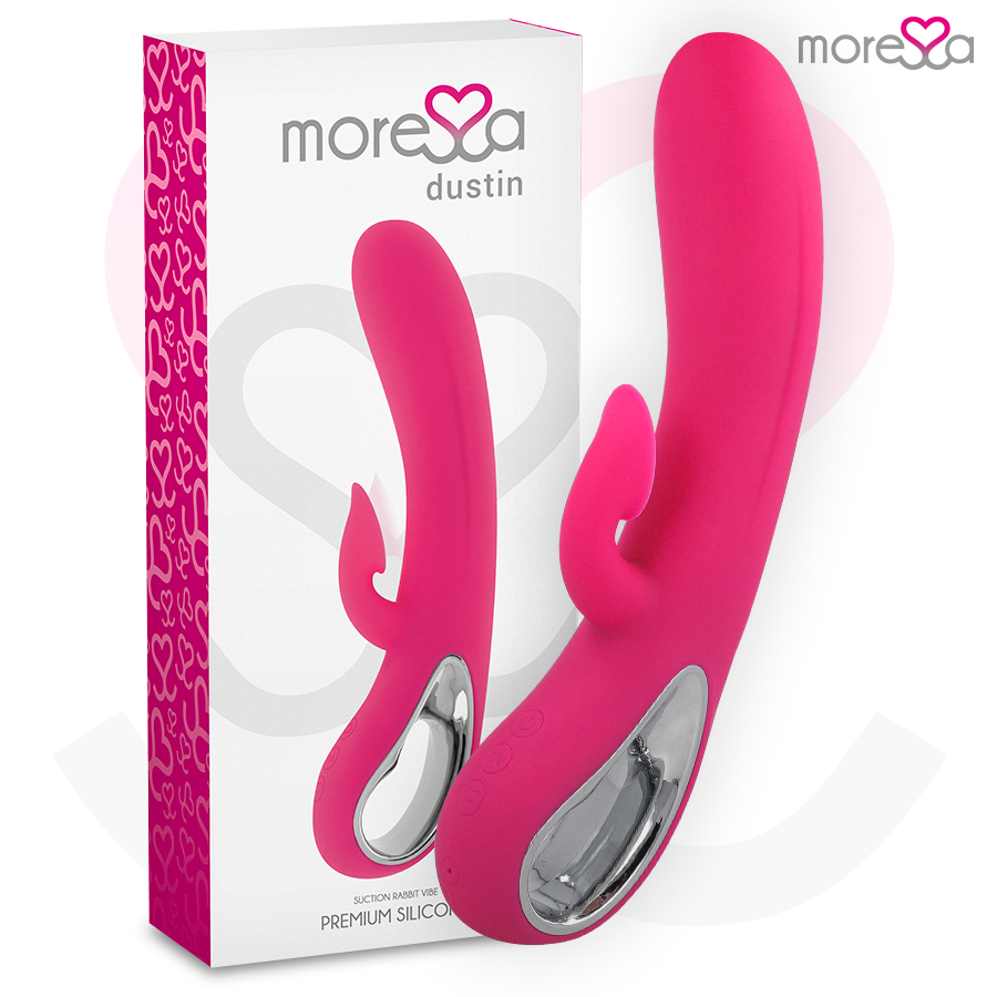 MORESSA Dustin vibrator s nastavkom za stimulaciju klitorisa