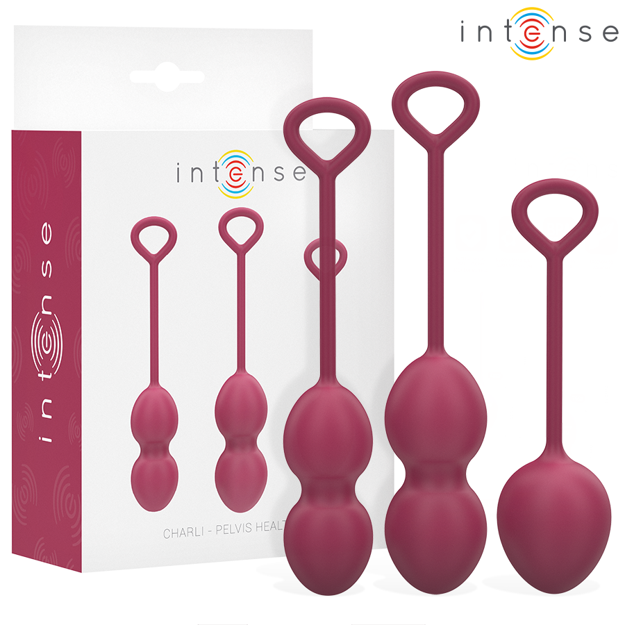 INTENSE Charli set vaginalnih kuglica, ljubičaste