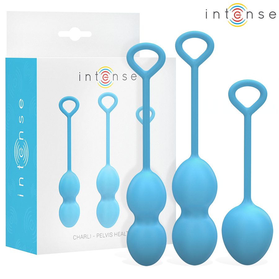 INTENSE Charli set vaginalnih kuglica Ocean Blue