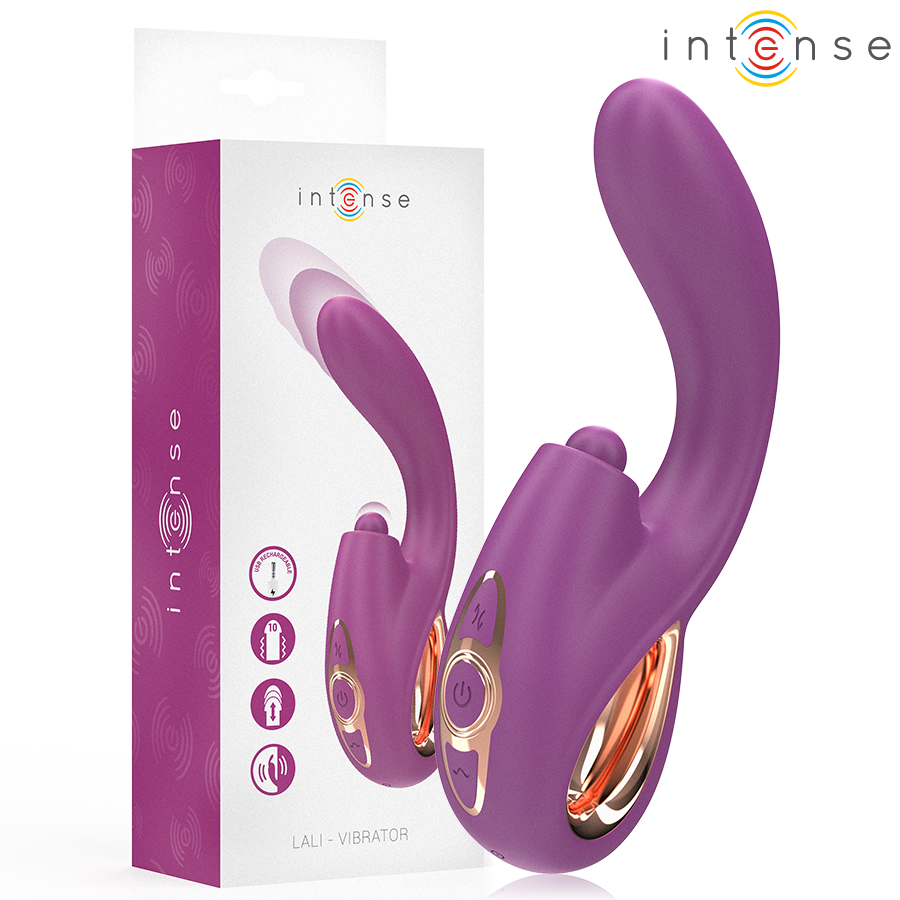 INTENSE Lali vibrator za G točku s potisnom funkcijom, ljubičasti