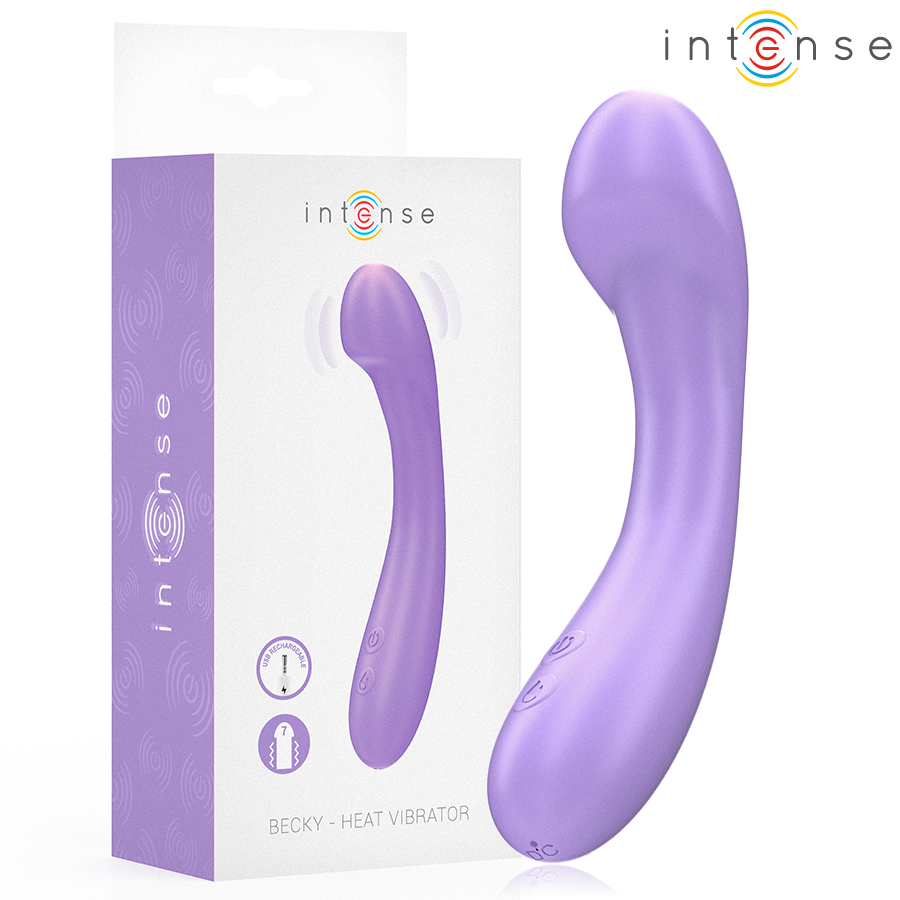 INTENSE BECKY vibrator s funkcijom grijanja, 19 cm