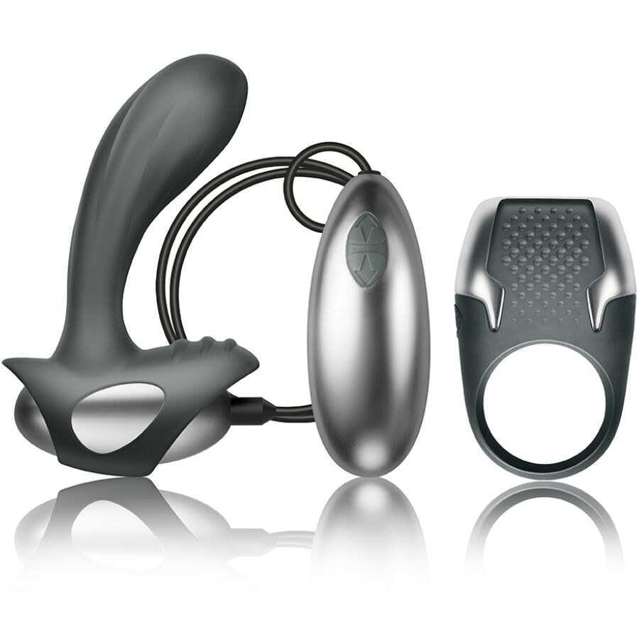 CLIMAXIMUM Excite set erotskih igračaka s prstenom za penis i stimulatorom prostate