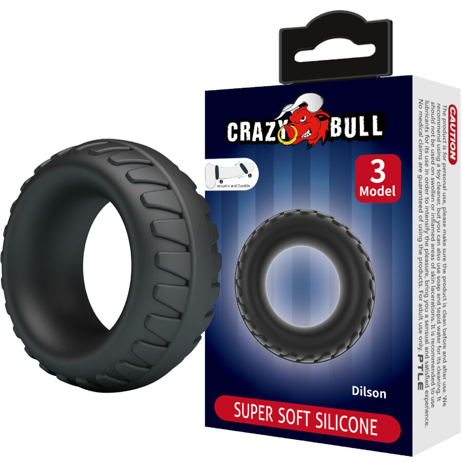 Crazy Bull Dilson Model 3 prsten za penis bez vibracija