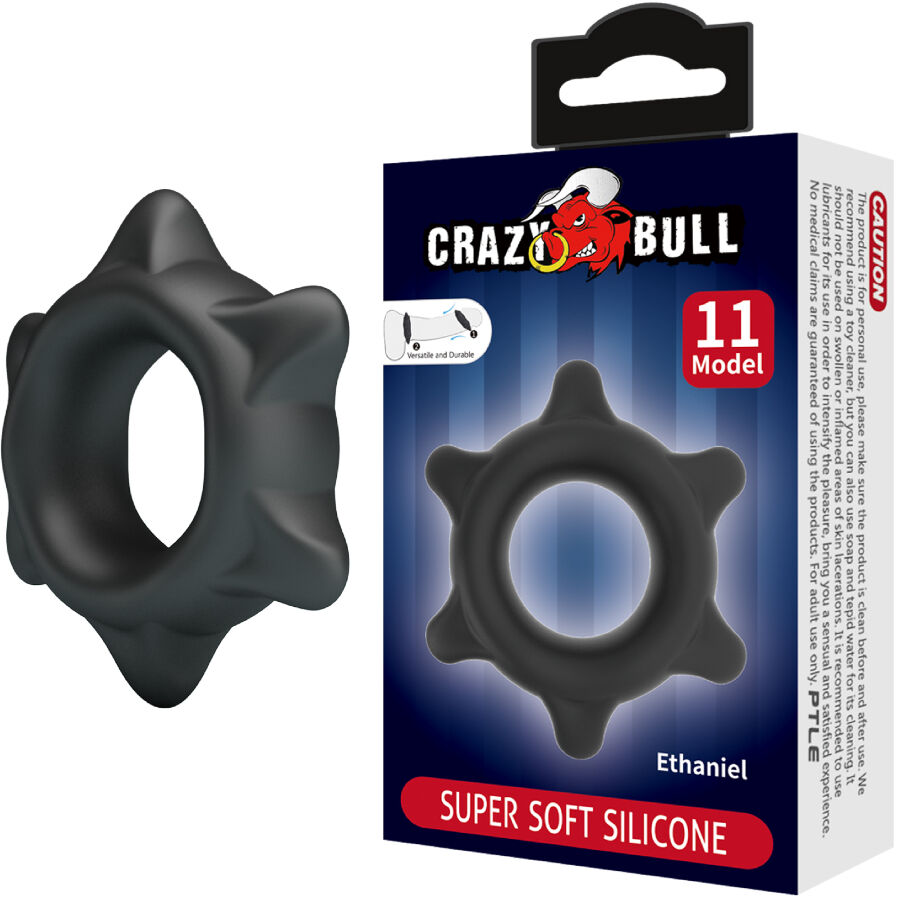 Crazy Bull Ethaniel Model 11 silikonski prsten za penis bez vibracija