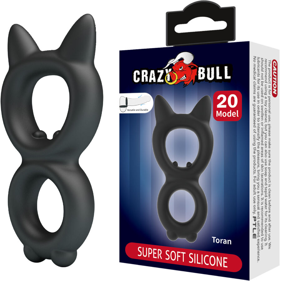 Crazy Bull Toran Model 20 dvostruki prsten za penis bez vibracija