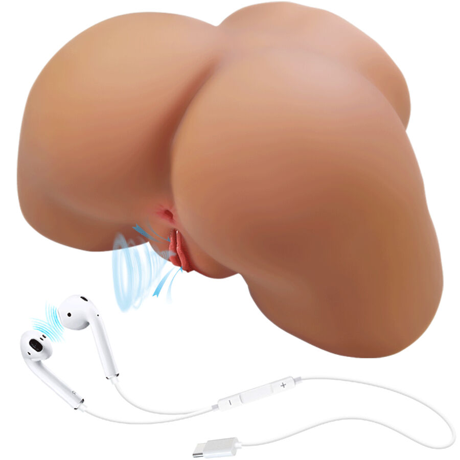 CRAZY BULL Ilana vibratorni masturbator s dva otvora