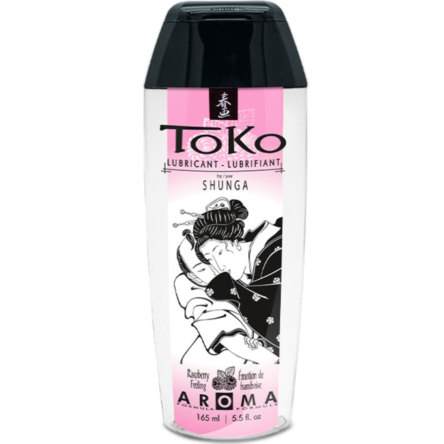 Shunga Toko Raspberry Emotion lubrikant s okusom maline, 165 ml