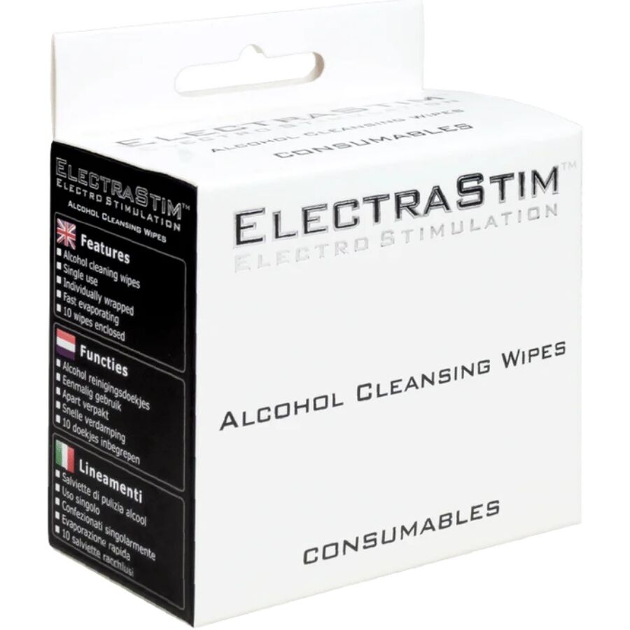 ElectraStim maramice za čišćenje i alkoholne maramice za elektrode, 10 komada