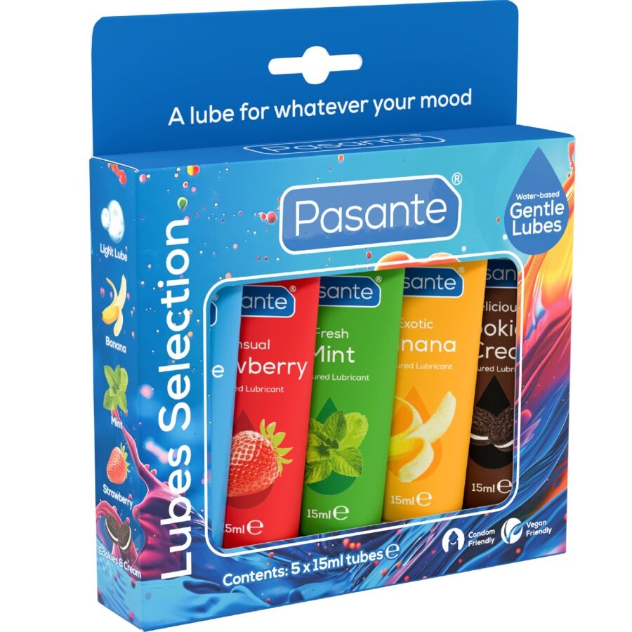 Pasante set lubrikanta s 5 različitih okusa