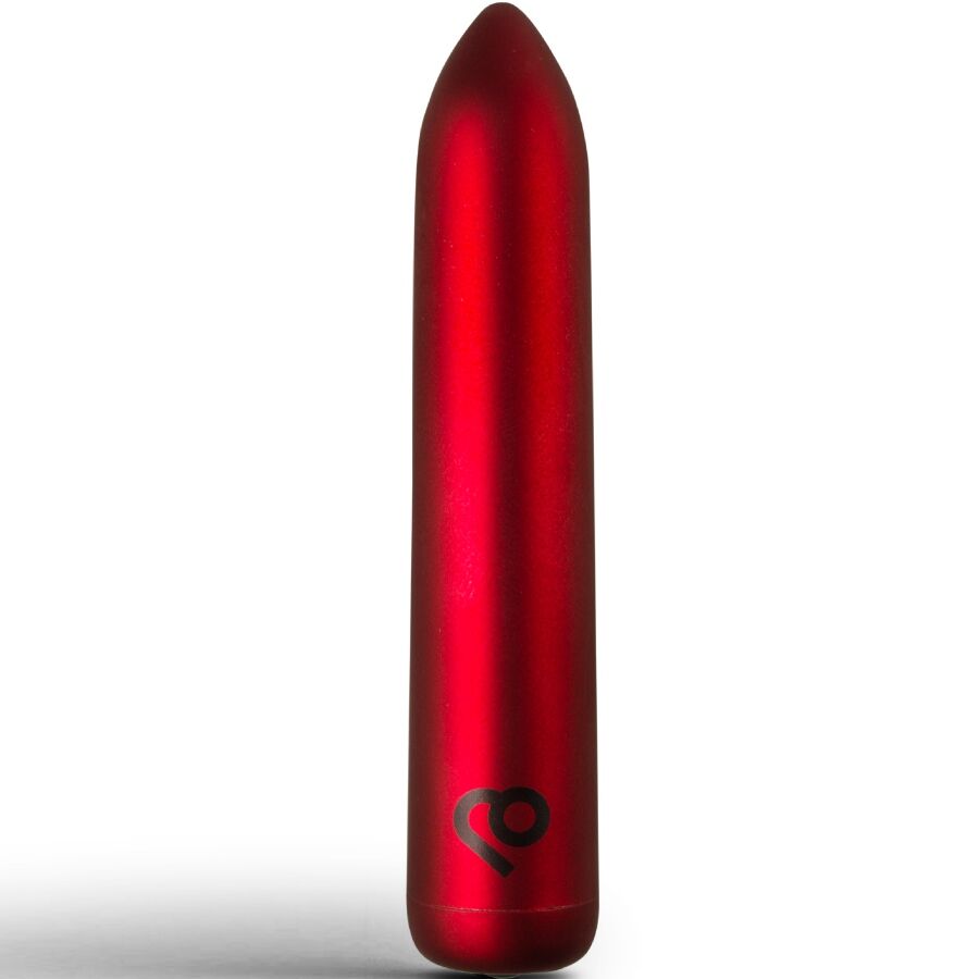 ROCKS-OFF Poppy Red mini vibrator s punjivom baterijom