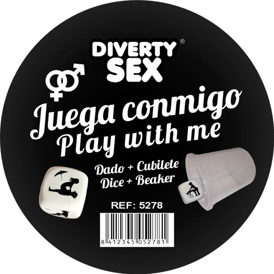 Diablo Picante seks kockica s prozirnom čašicom