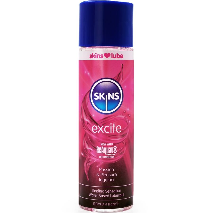 SKINS Excite lubrikant na bazi vode, 130 ml