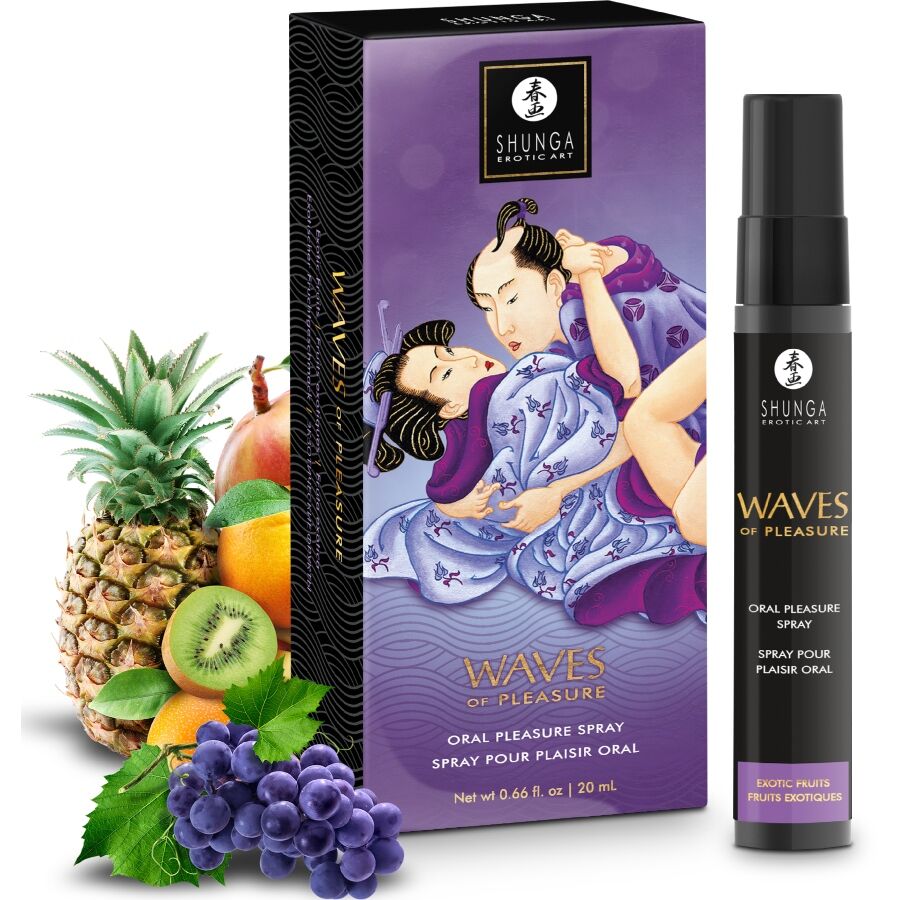 SHUNGA Waves Pleasure Spray, egzotično voće, 20 ml