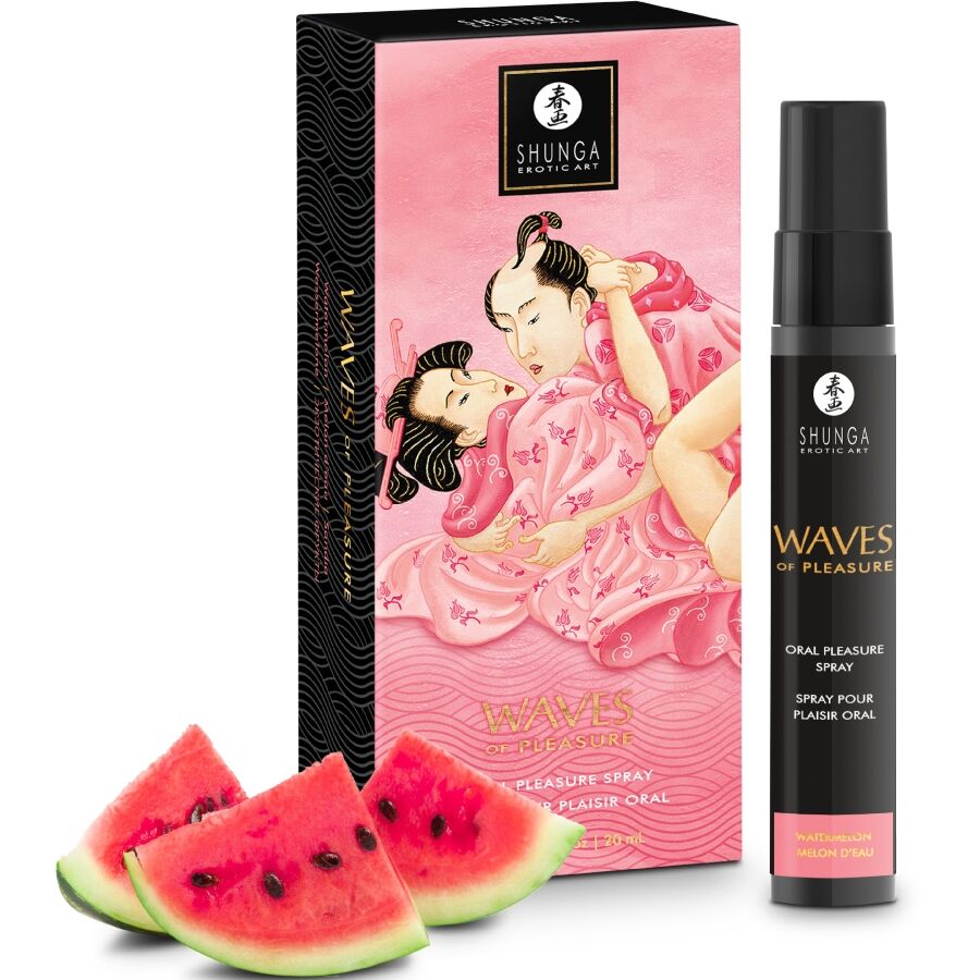 Shunga Waves sprej za užitak s okusom lubenice, 20 ml