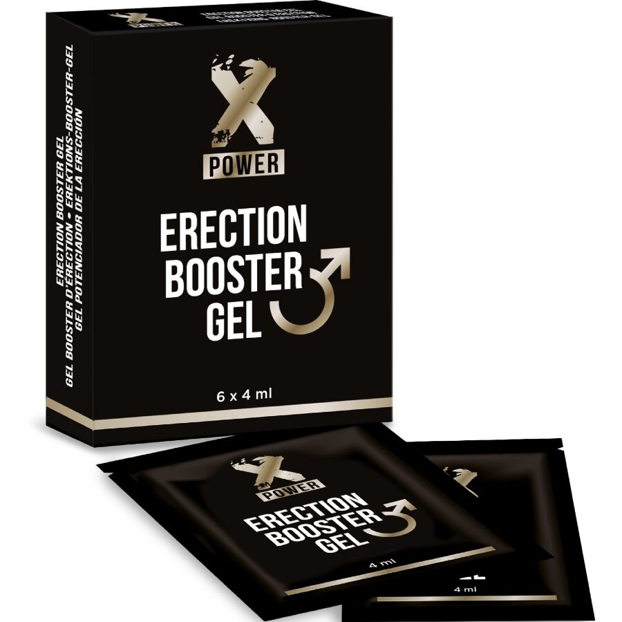 XPOWER gel za poticanje erekcije, 6 × 4 ml