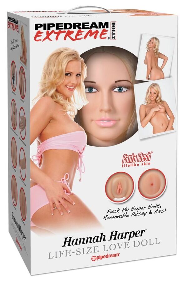 EXTREME DOLLZ Hannah Harper napuhavajuća seks lutka