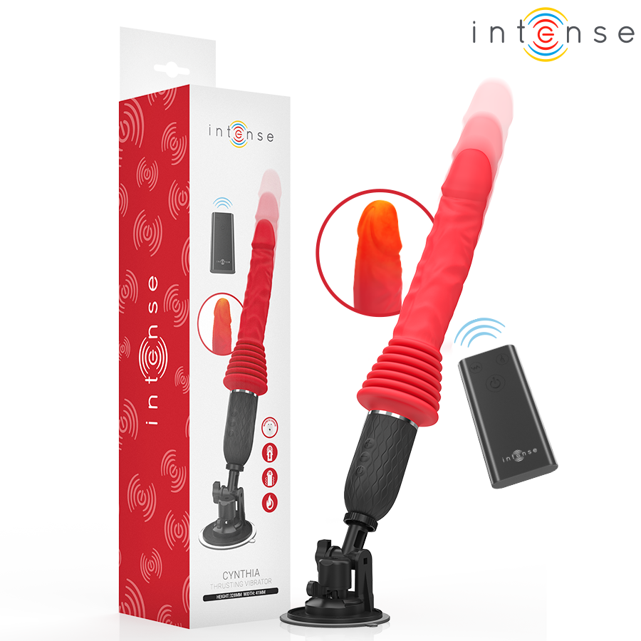 INTENSE Cynthia vibrator s daljinskim upravljačem i potisnim pokretom
