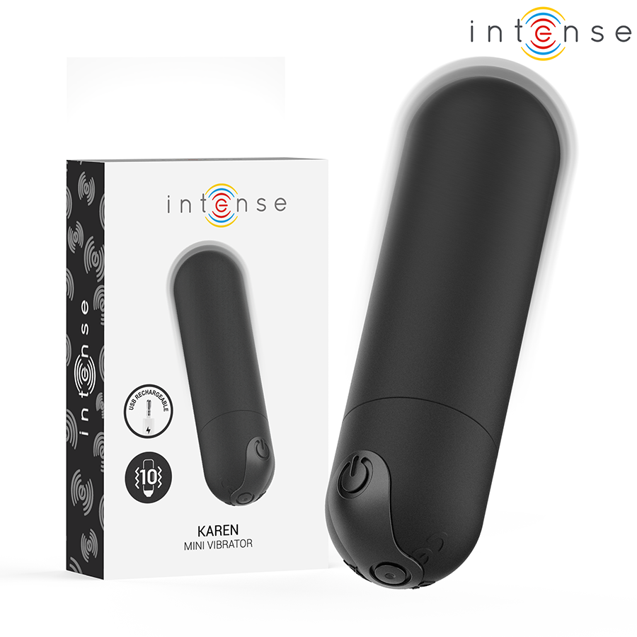 INTENSE Karen Mini mini vibrator, srebrni