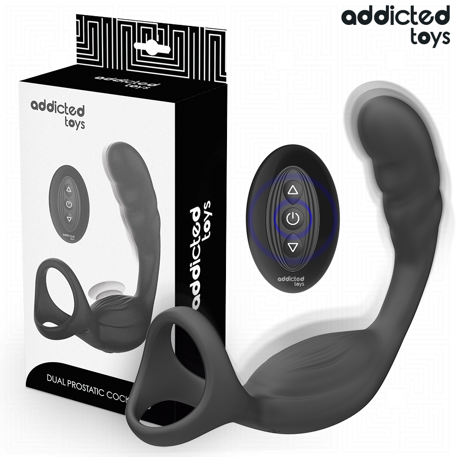 ADDICTED TOYS vibrirajući prsten za penis sa stimulatorom prostate