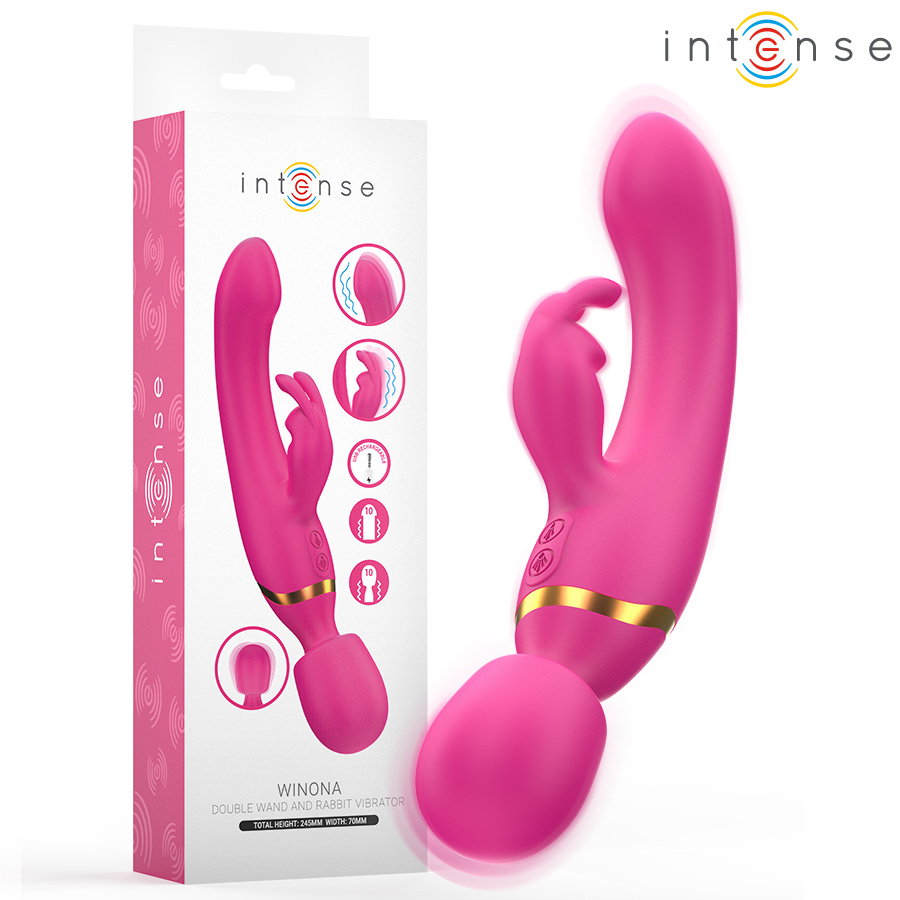 INTENSE Winona vibrator s masažerom za klitoris i G točku te masažerom u obliku štapića