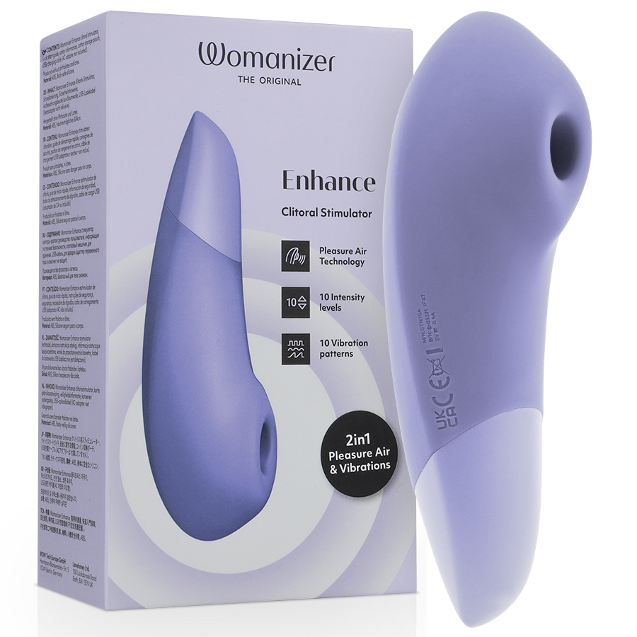 Womanizer Enhance vibrator s tlačnim valovima u ljubičastoj boji