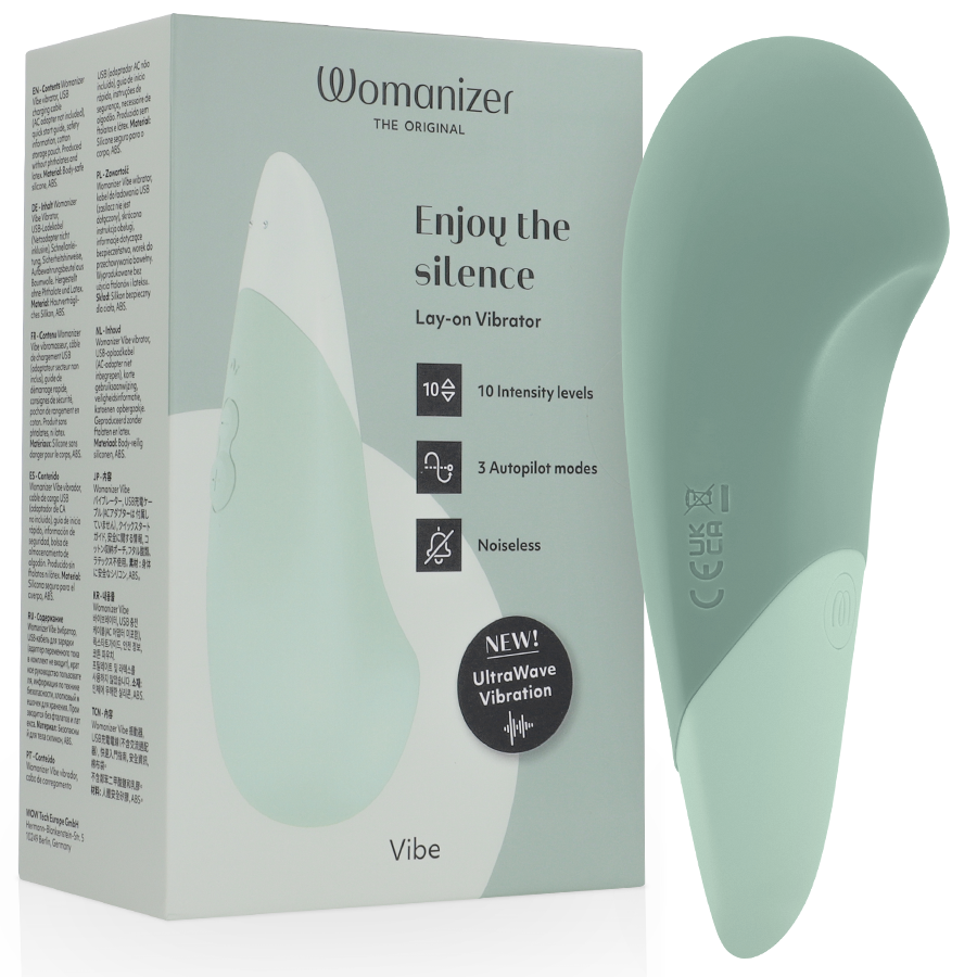 Womanizer Vibe vibrator za prislon u boji kadulje