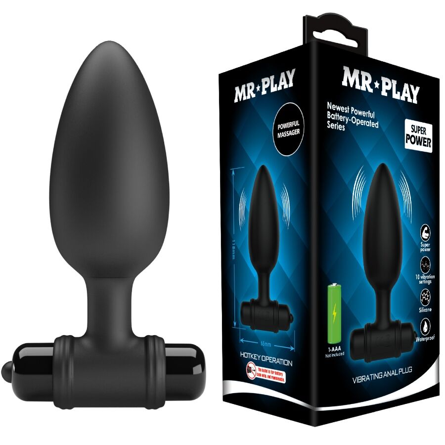 MR PLAY Super Power vibrirajući analni čep