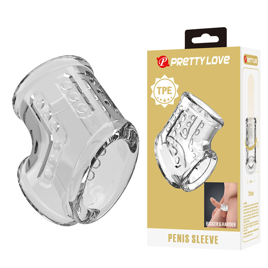Kratka prozirna navlaka za penis Pretty Love