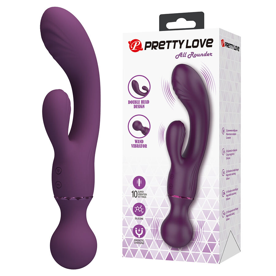 Pretty Love All Rounder zečji vibrator, ljubičasti