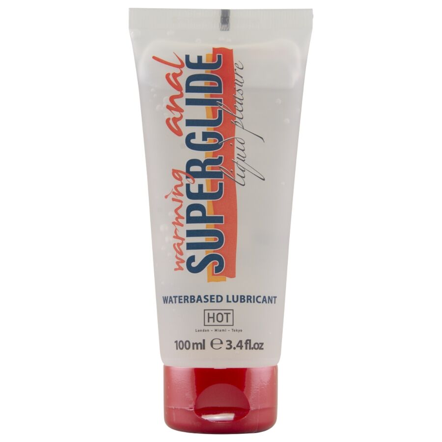 HOT Anal Superglide lubrikant s efektom zagrijavanja, 100 ml
