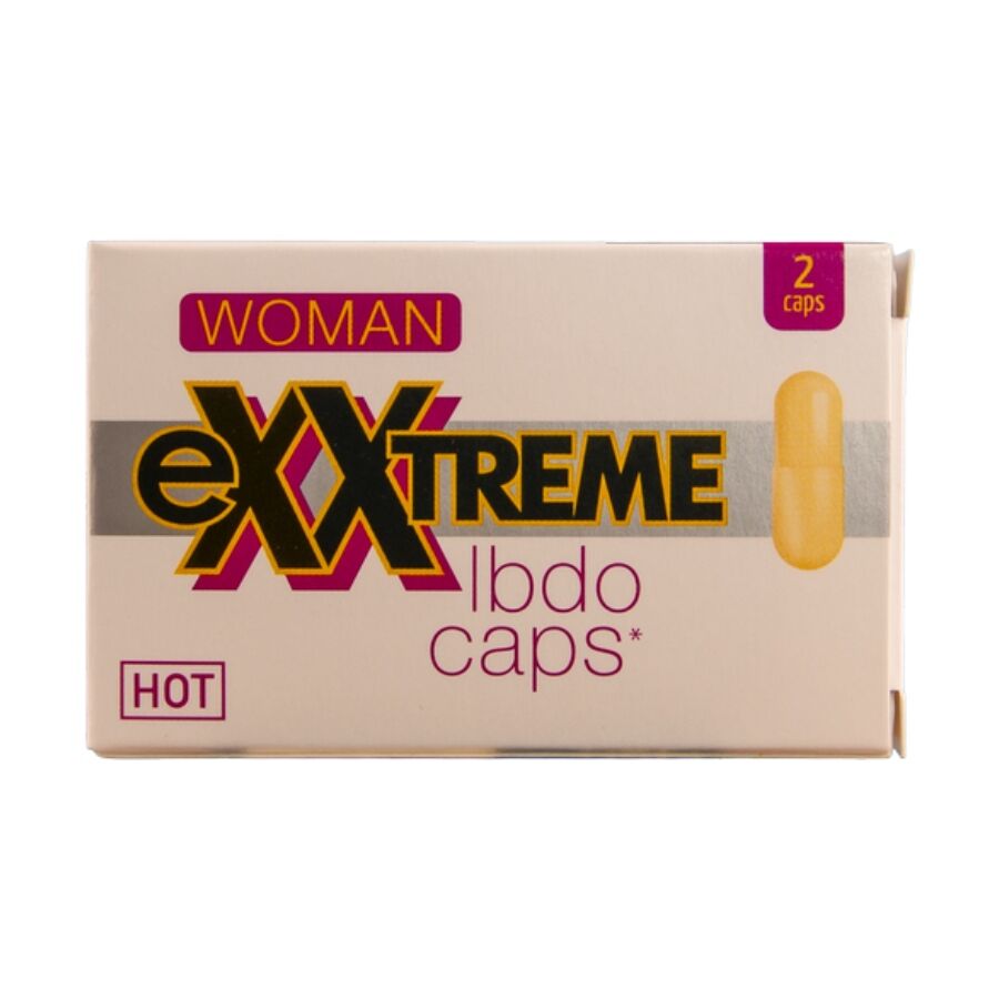 HOT Exxtreme Libido Caps Woman, dodatak prehrani, 2 kapsule