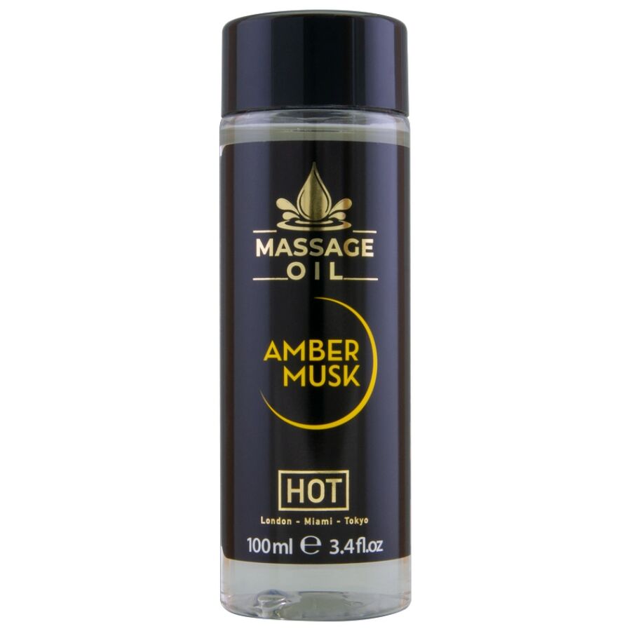 HOT ulje za masažu, jantar i mošus, 100 ml