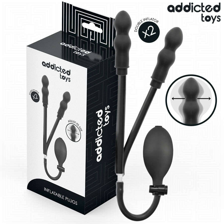 Addicted Toys: Dvostruki Napuhavajući Analni Čep Model 3